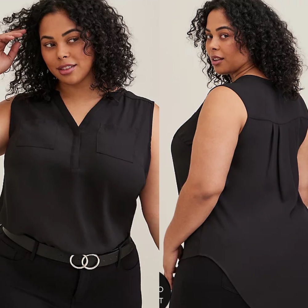 Torrid Georgette Sleeveless Blouse